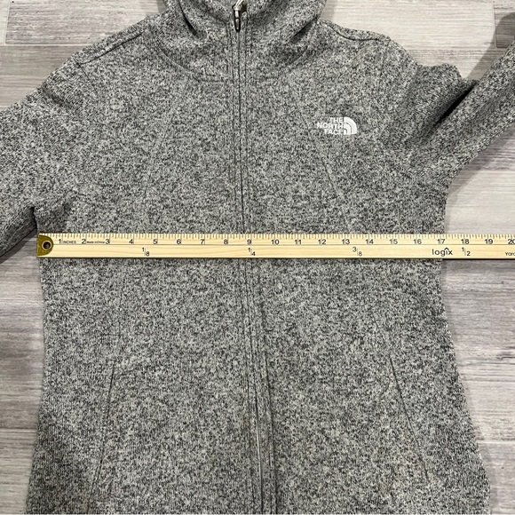 The North Face Fleece Full‎ Zip Hoodie Jacket (Women's Small) Gray - Picture 9 of 13